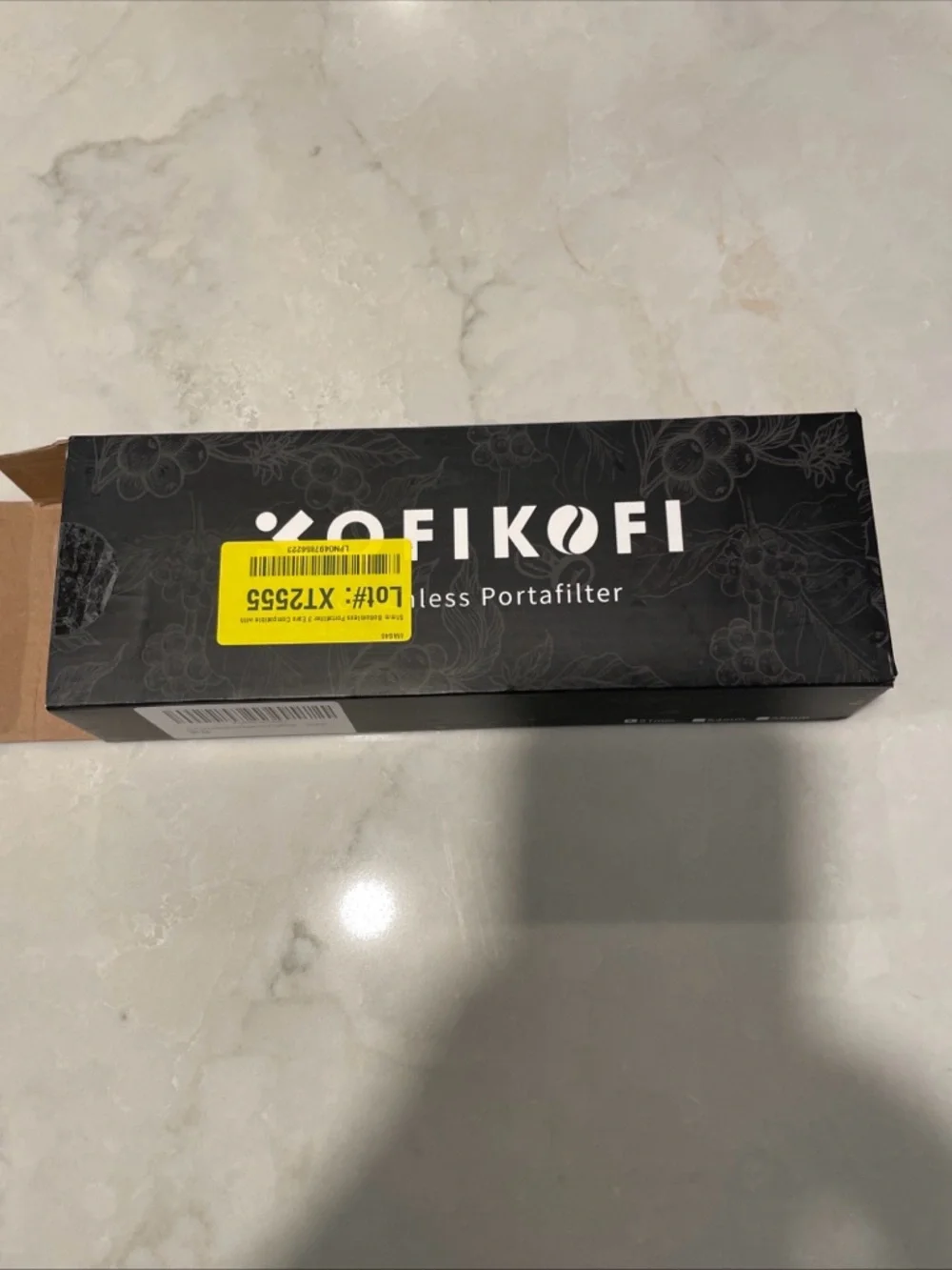 OFIKOFI Portafilter - Black Handle Stainless Steel Basket - 51 mm